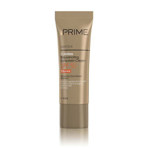 تصویر  کرم ضد آفتاب جوان کننده فاقد رنگ SPF50 پریم PRIME